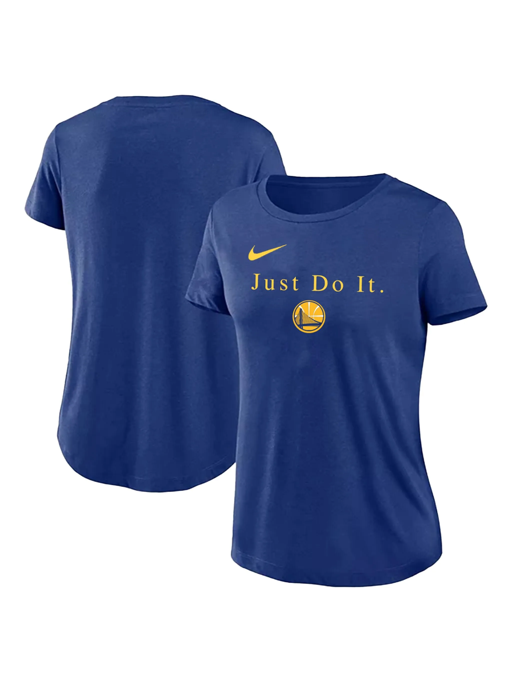 Футболка NBA Golden State Warriors Just Do It Nike, синий — фото 2