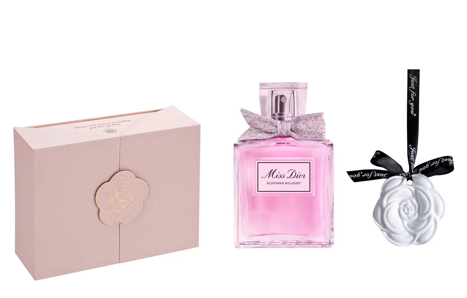 DIOR Набор духов Floral Sweetheart Beloved, туалетная вода цветочная, Dior Floral Sweetheart Eau De Parfum 30ml+White Tea Aromatherapy+Camellia Pink Box