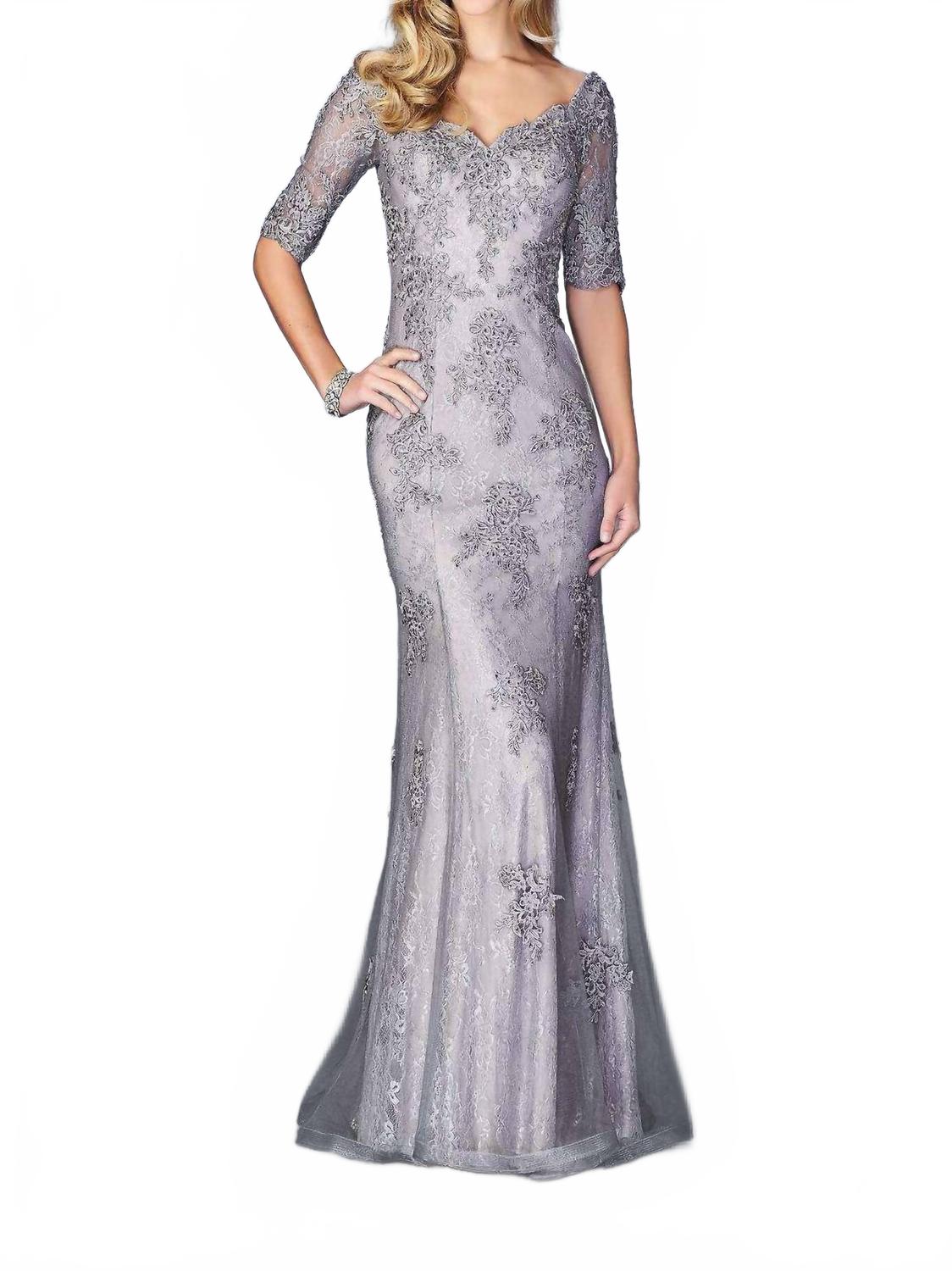 

Вечернее платье Applique в серебристо-розовых тонах La Femme