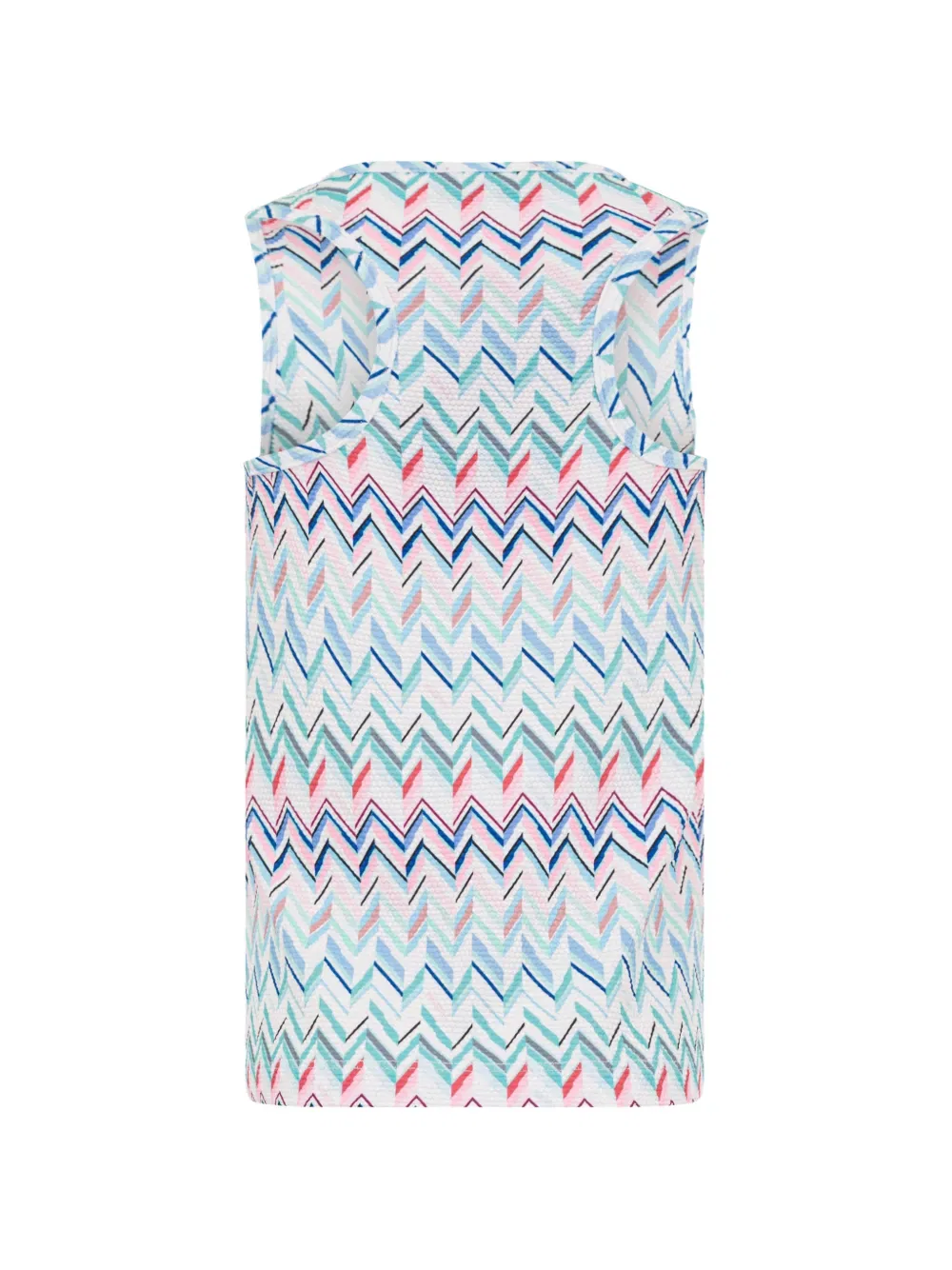 Майка с зигзагообразным принтом Missoni Kids, белый — фото 2