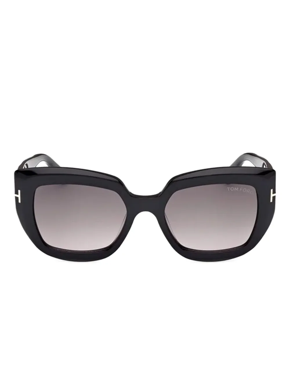 

Солнцезащитные очки с градиентной оправой в круглой оправе TOM FORD Eyewear, черный