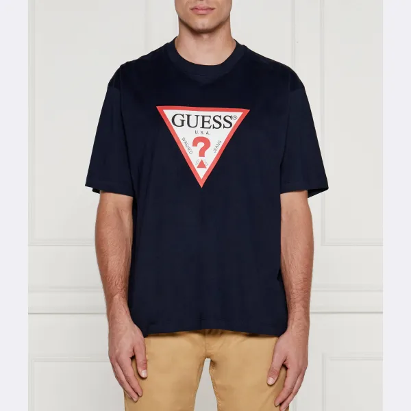 

Футболка оверсайз Guess, синий