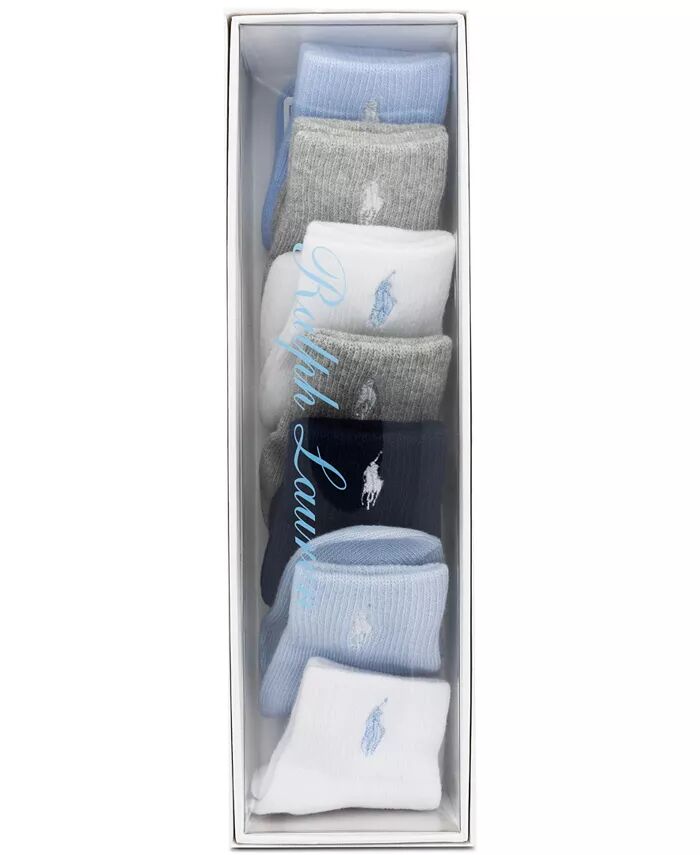 Носки Polo Baby Essential для мальчиков, упаковка из 7 шт Polo Ralph Lauren, синий — фото 2