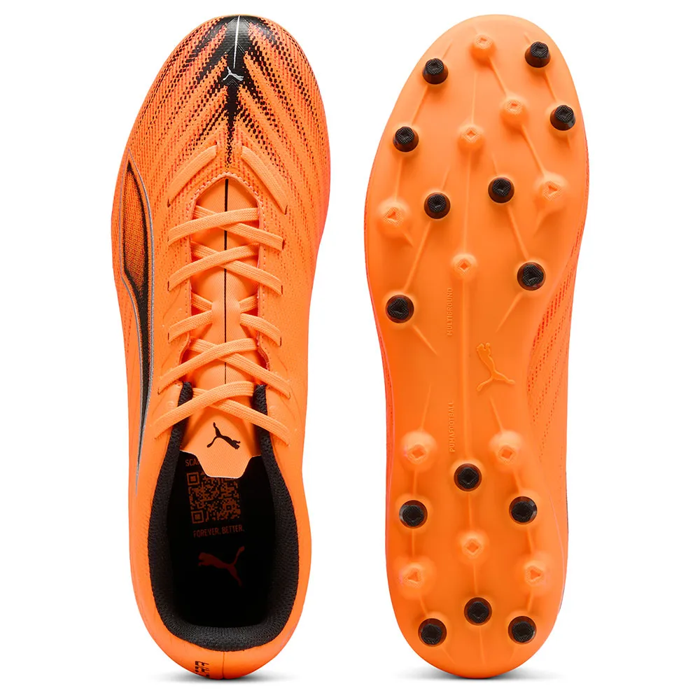 Футбольные бутсы Puma Ultra 6 Play MG, оранжевый — фото 2