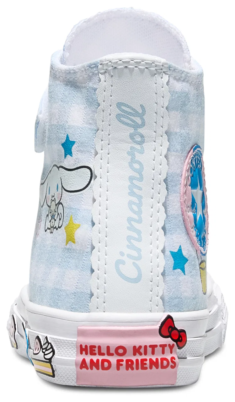 Кеды для мальчиков CTAS 1V Hello Kitty Converse, цвет White/Blue/Multi — фото 4