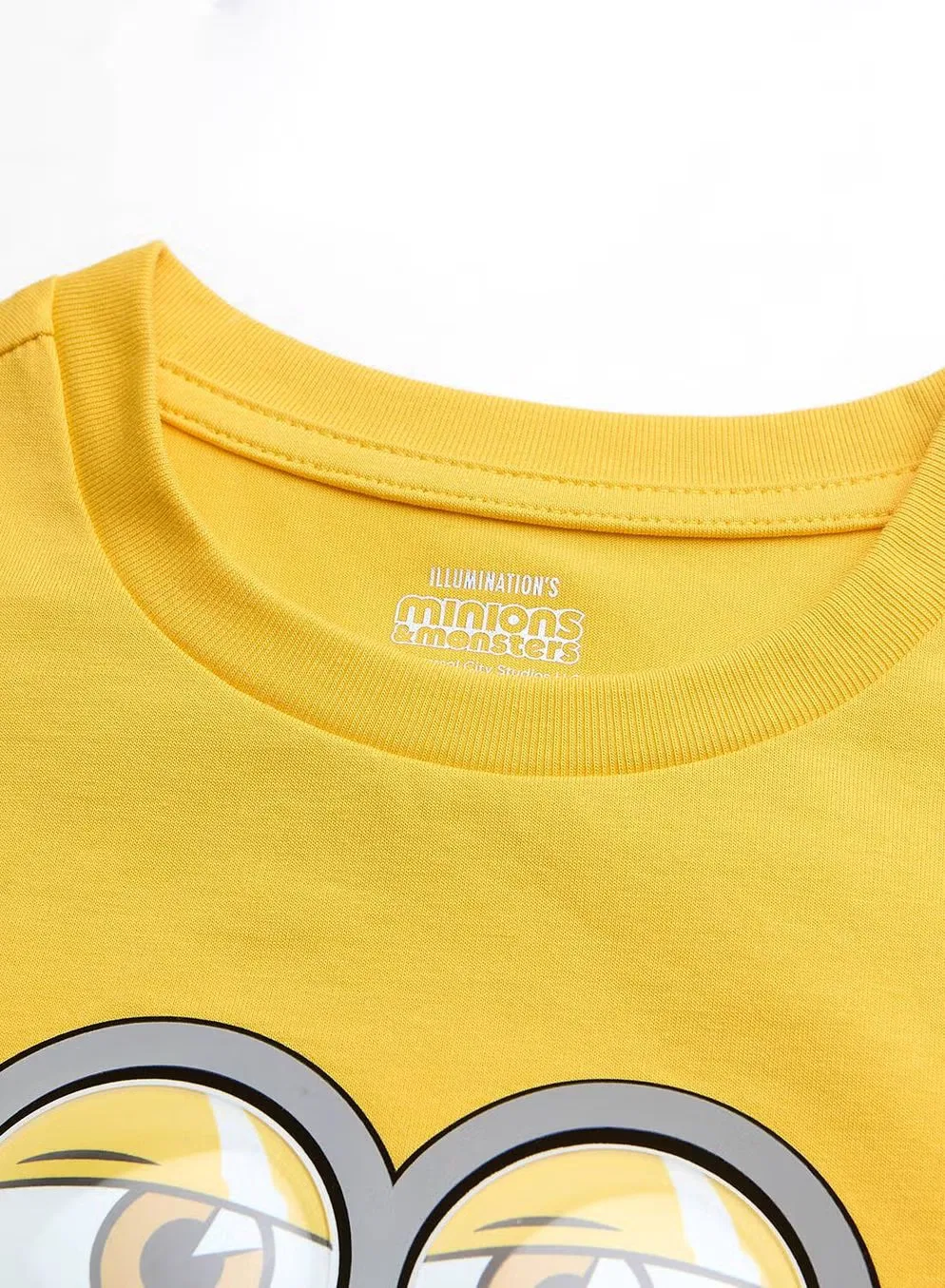 Футболка с принтом Minions Giordano, желтый — фото 3