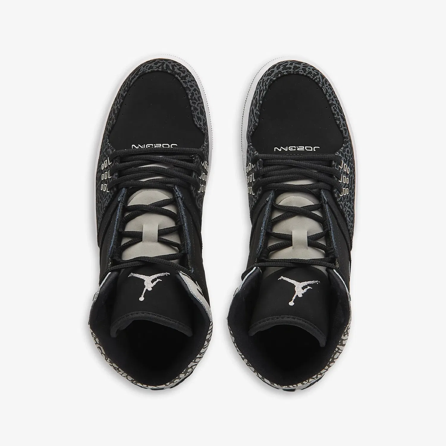 Детские кроссовки средней высоты 1 Flight Jordan, Black — фото 3