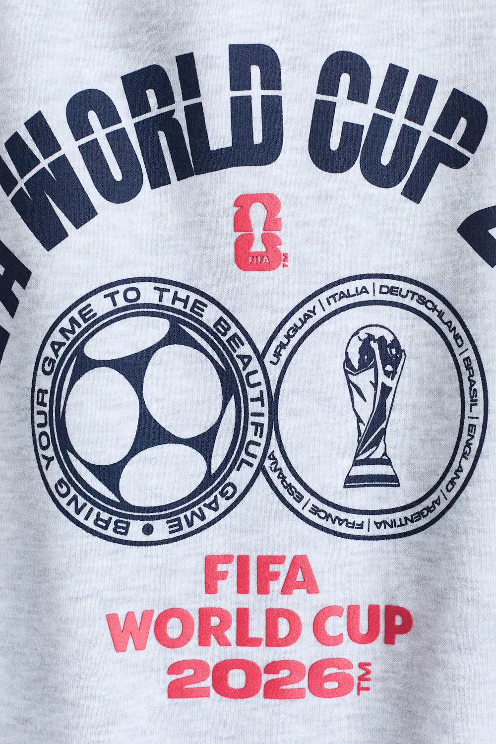 Худи с принтом H&M, Graumel./Fifa World Cup 2026 — фото 2