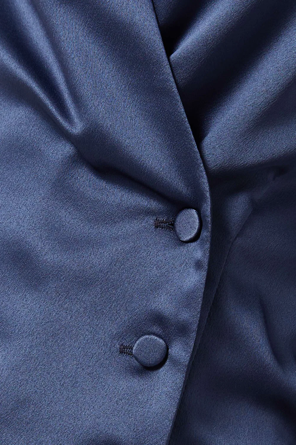 Рубашка с запахом на пуговицах из атласа Emporio Armani — фото 4