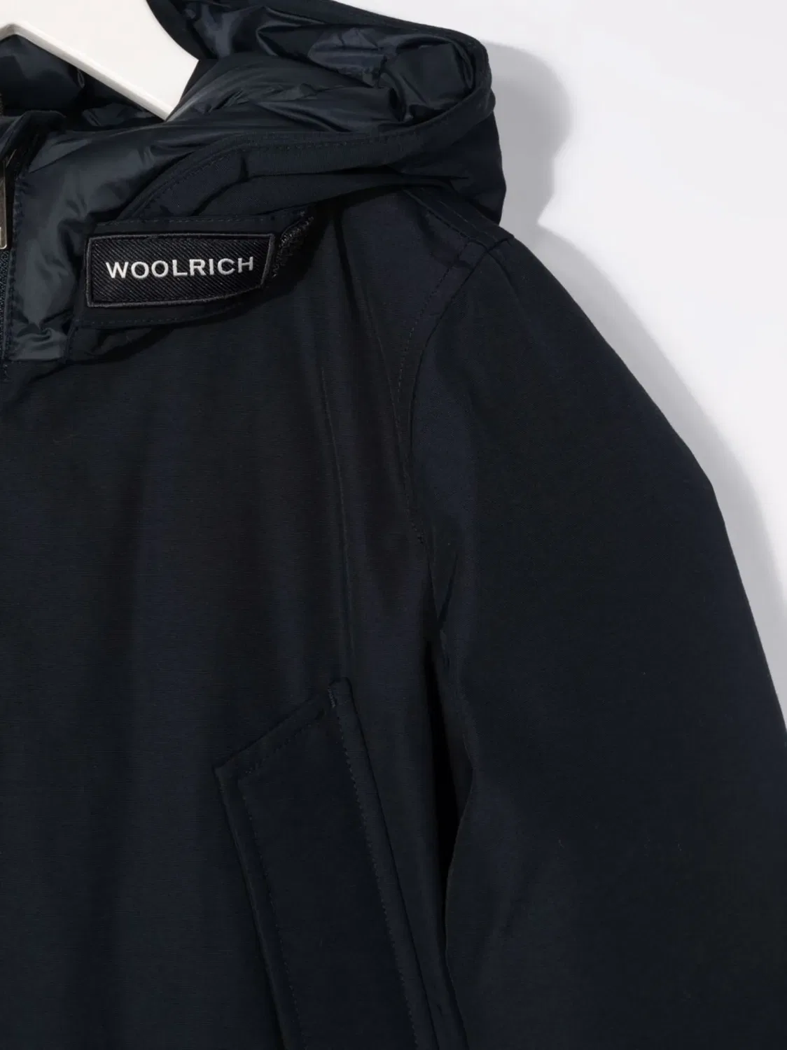 Куртка с капюшоном и подкладкой Woolrich, темно-синий — фото 3