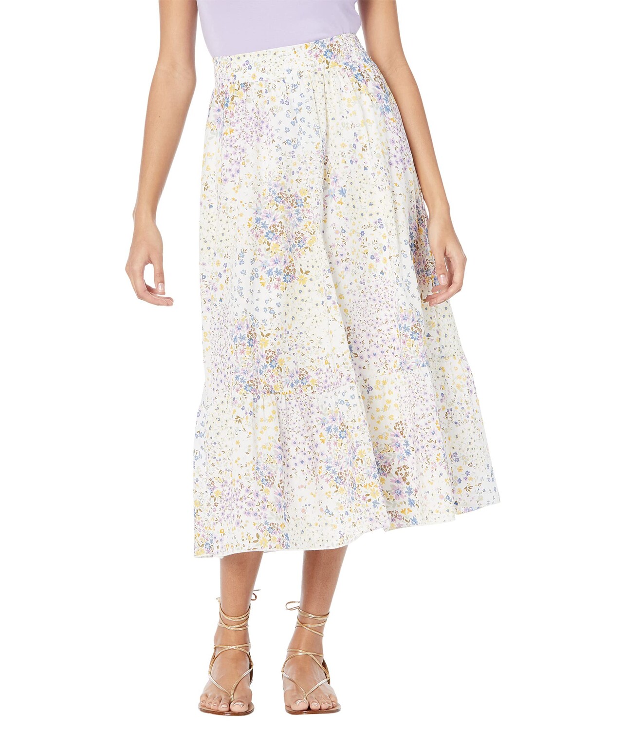 

Юбка 1.STATE, Banded Ruffle Hem Skirt