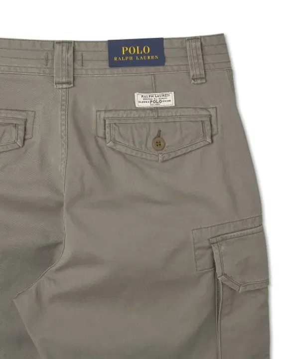 Шорты карго классические, Polo Ralph Lauren, зеленые — фото 4