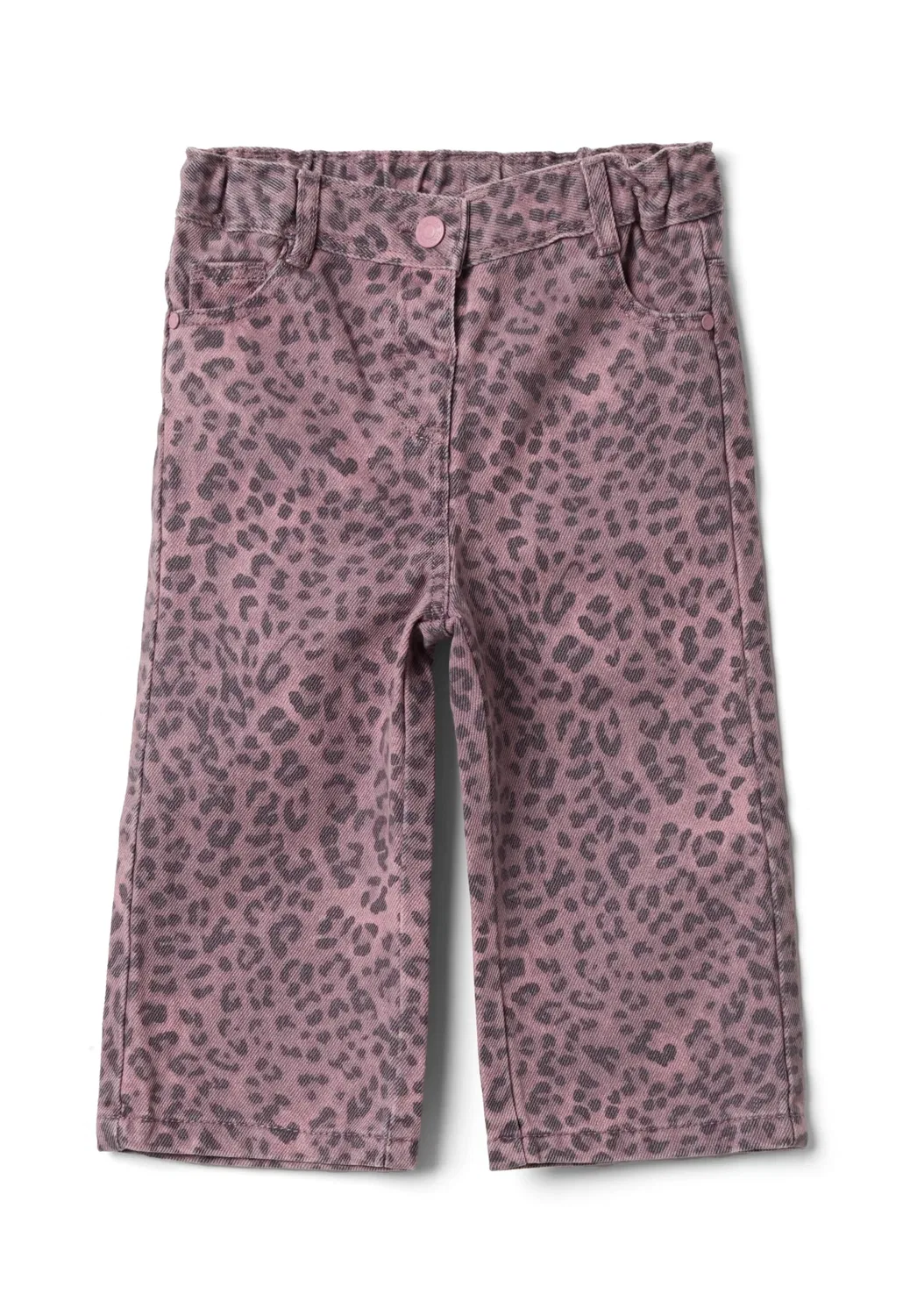 Брюки для девочки, стандартный крой - джинсы свободного кроя Ovs, Pink Black