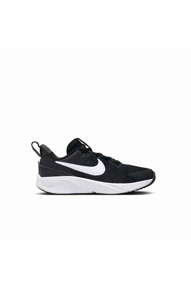 Детские кроссовки для девочек спортивные Star Runner 4 NN Kids Nike, Black - Gray - Silver — фото 3