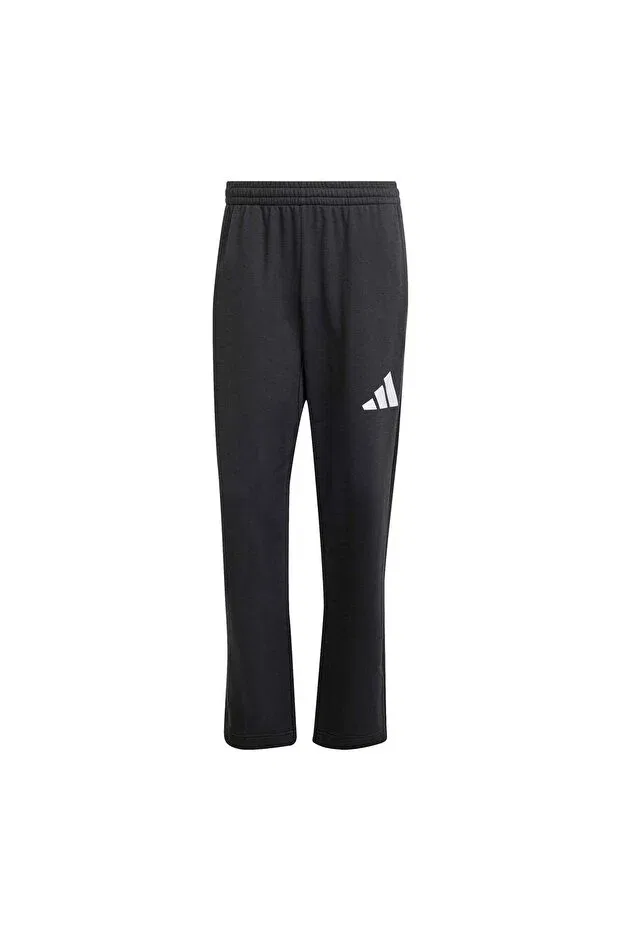 Мужские спортивные штаны с широкой штаниной Adidas, Black — фото 4