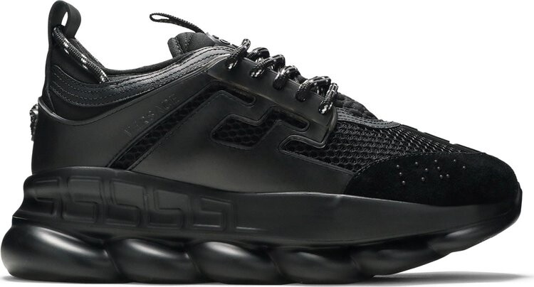 

Кроссовки Versace Chain Reaction Triple Black, черный
