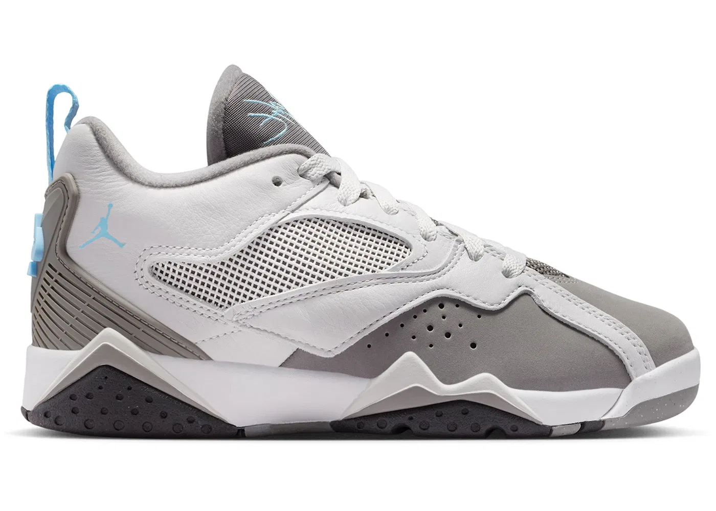 Детские кроссовки с принтом Jordan MVP 92 Jordan, Photon Dust Flat Pewter White Blue Chill