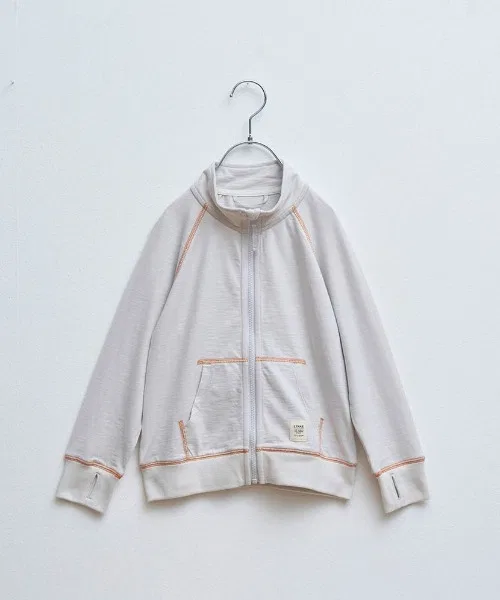 Детский кардиган с высоким воротником и длинным рукавом LYKKE, Sand Beige
