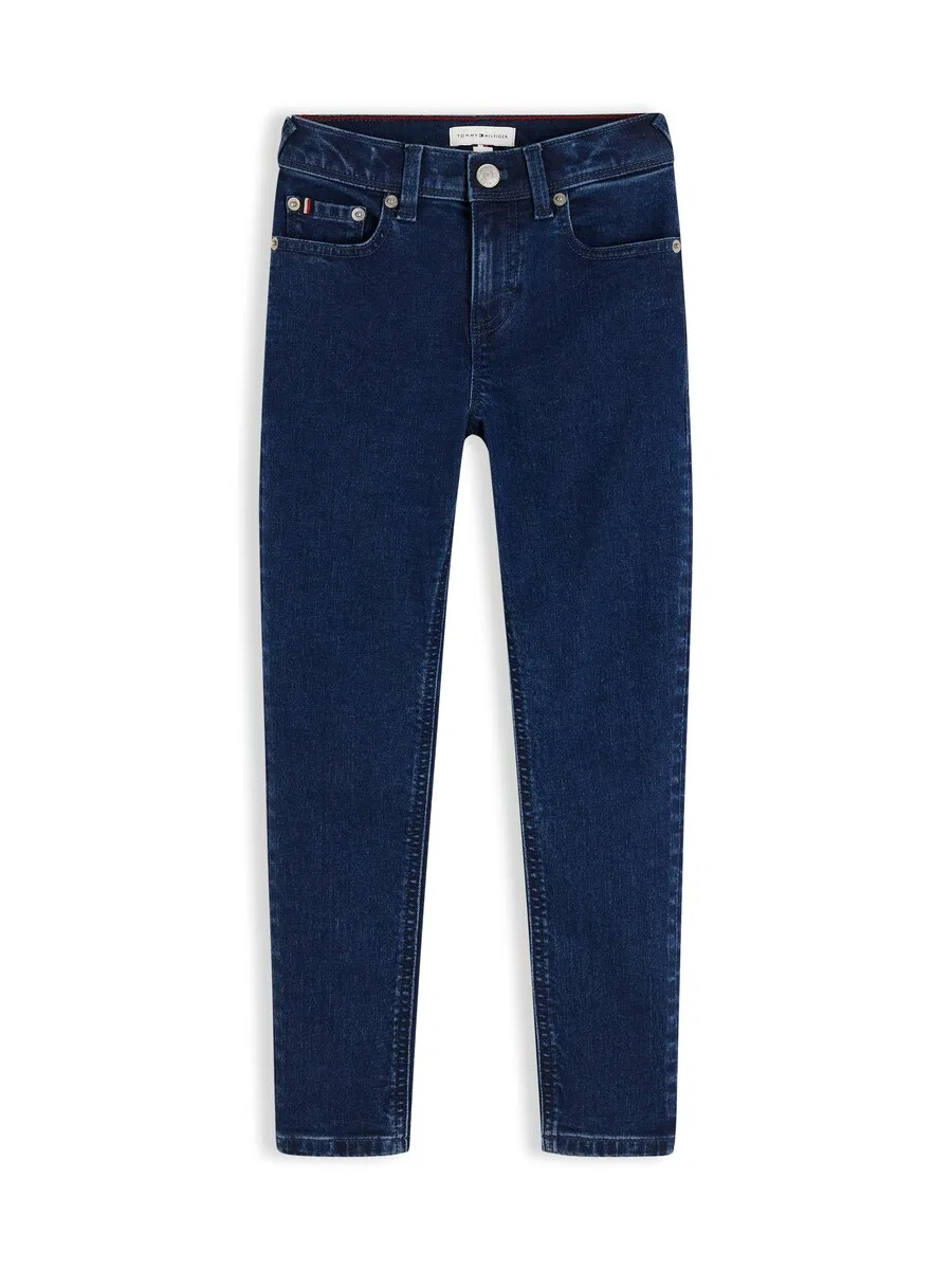Джинсы TOMMY HILFIGER Slim fit 'Scanton' темно-синего цвета