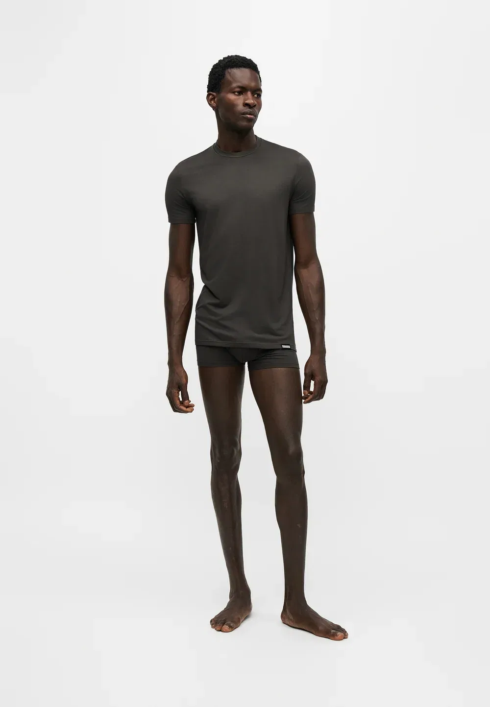 Рубашка с круглым вырезом Dsquared2, Chocolate — фото 2