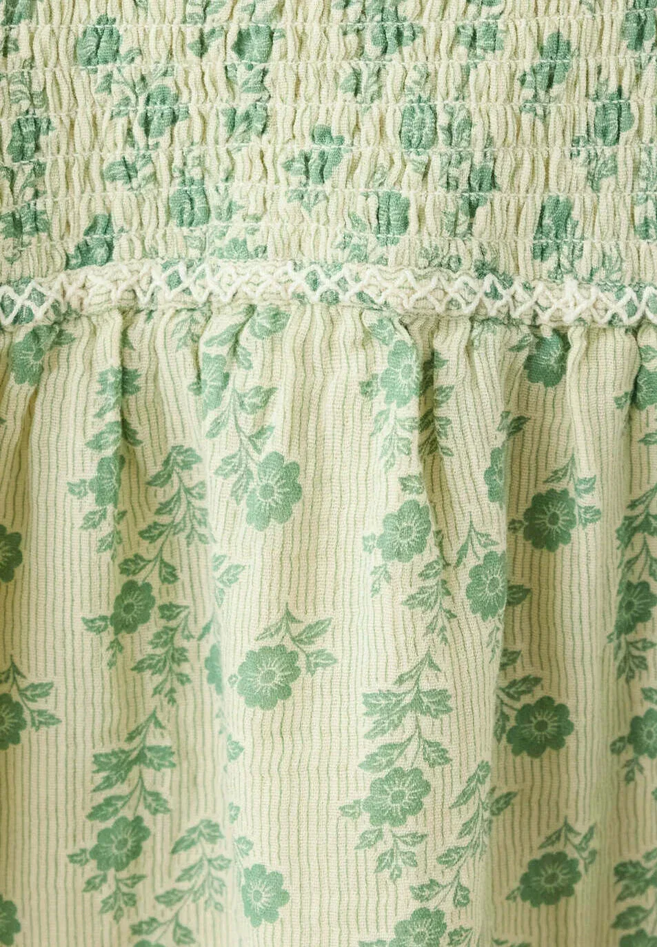 Детская - блузка Mango Kids, Green — фото 4