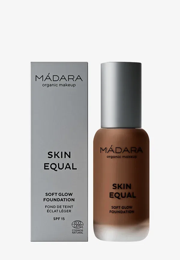 Тональный крем Full Coverage Skin Equal Soft Glow Foundation SPF15 МаDara, 30 мл, Mocha MáDara, цвет #100 mocha — фото 2