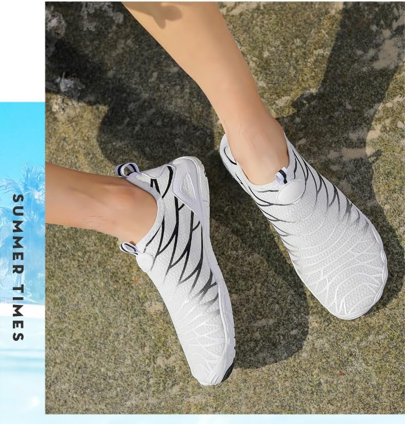 Женские кроссовки Pro Barefoot, противоскользящие, спортивные, водонепроницаемые для трейлраннинга, здоровая обувь, кроссовки с поддержкой свода стопы, унисекс Ayziemezm, белый — фото 4