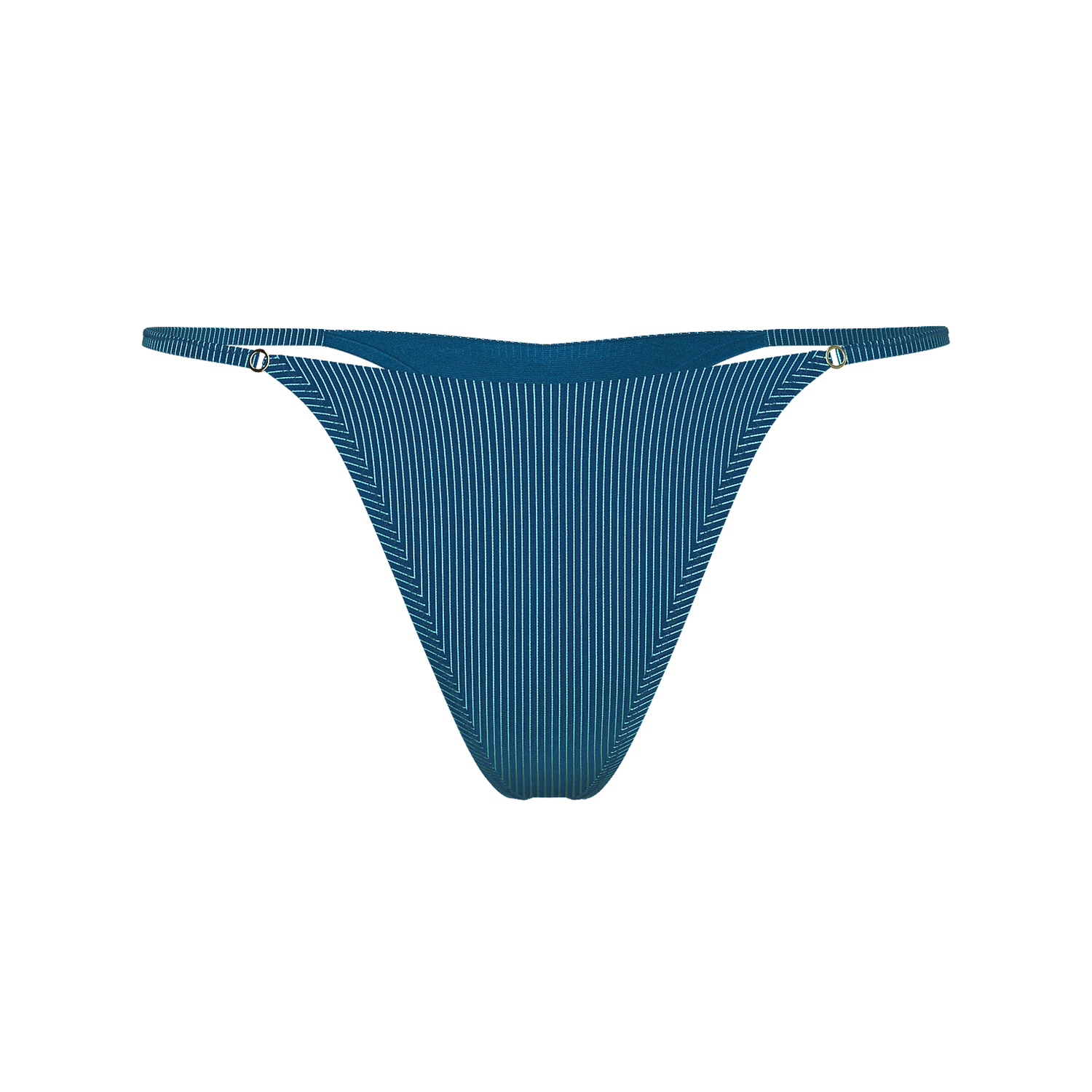 

Купальник Victoria's Secret Swim Two-Tone Rib Thong Bikini, синий