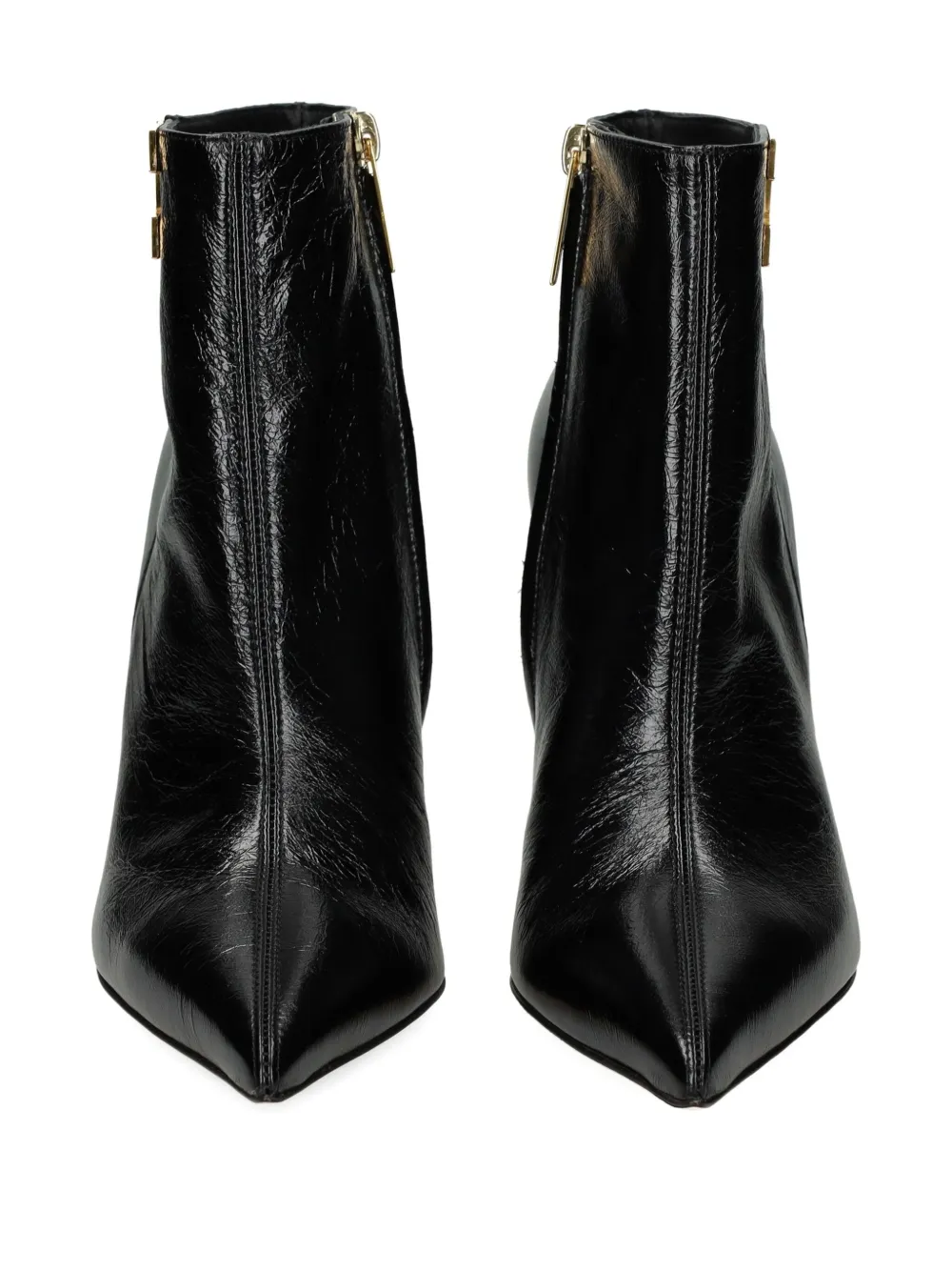 Ботильоны на каблуке с логотипом Elisabetta Franchi, черный — фото 3
