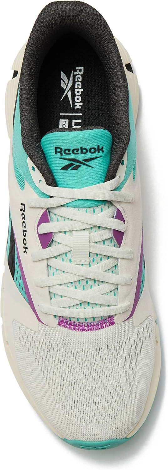 Кроссовки Reebok для взрослых унисекс Zig Dynamica 5, Chalk/Ai Aqua/Vintage Chalk — фото 4