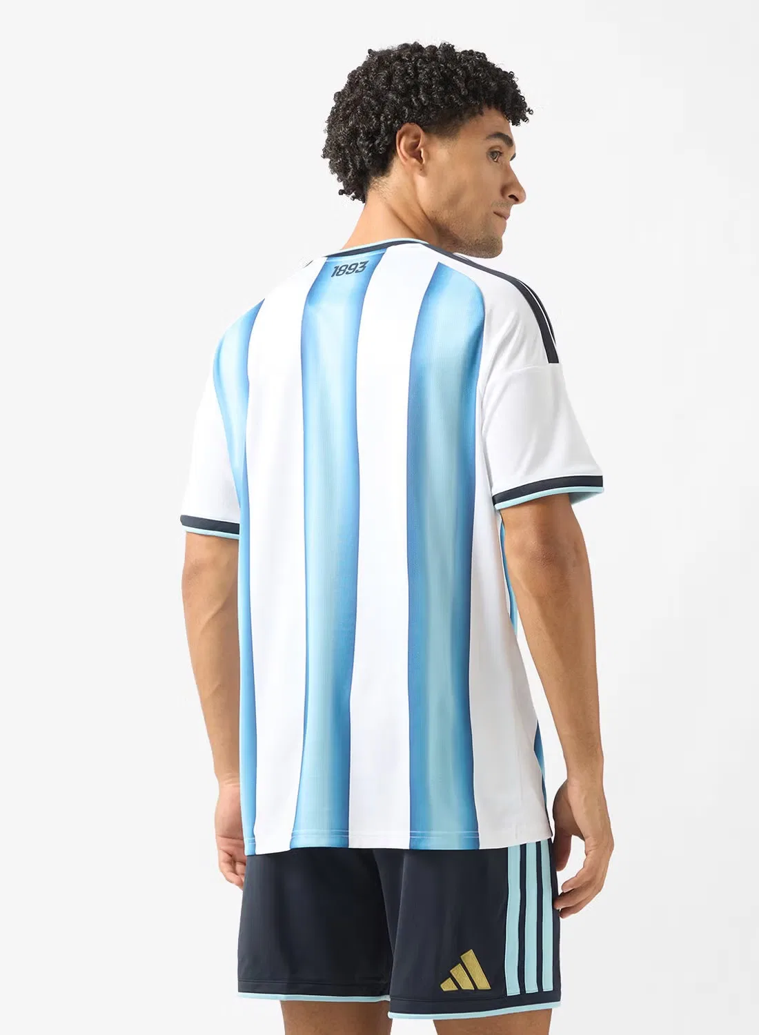 Джерси футбольное с длинным рукавом Argentina 2026 Adidas, белый — фото 2