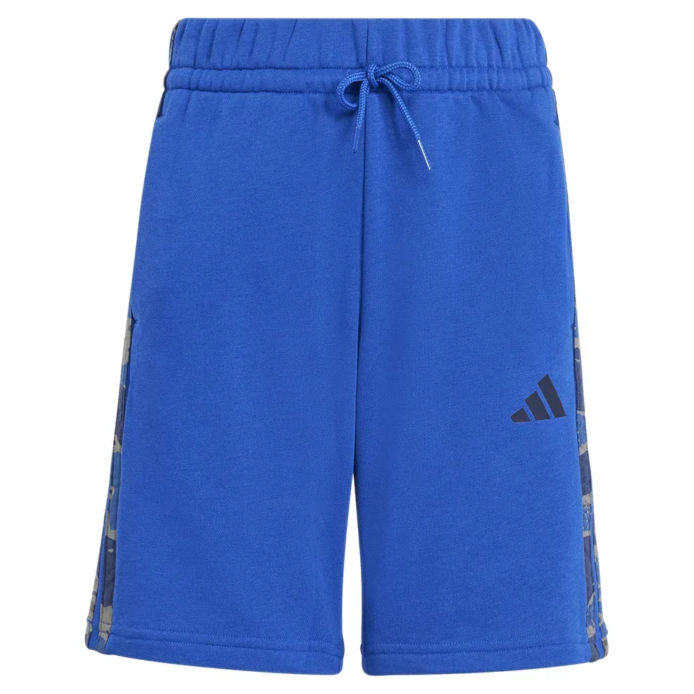 Детские шорты с камуфляжным принтом Seasonal Essentials Camo Adidas, Blue — фото 3