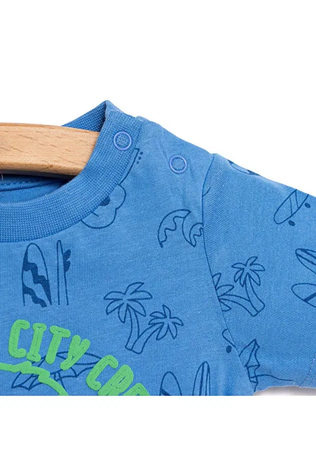 Детская футболка с принтом для мальчиков HelloBaby Ebebek Hello Baby, Patterned — фото 2