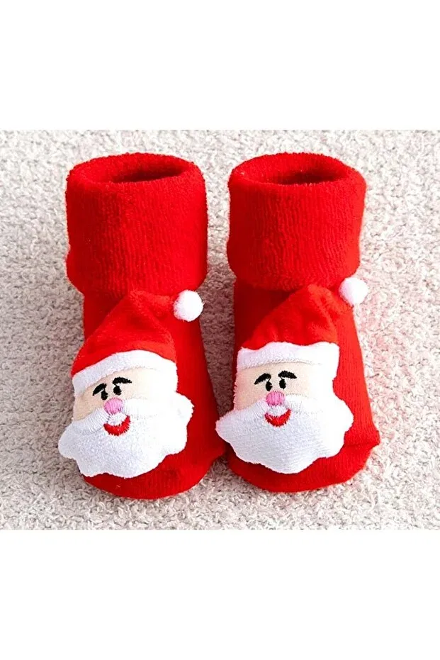 Детские носки с помпонами Christmas Hasyılmaz, Colored