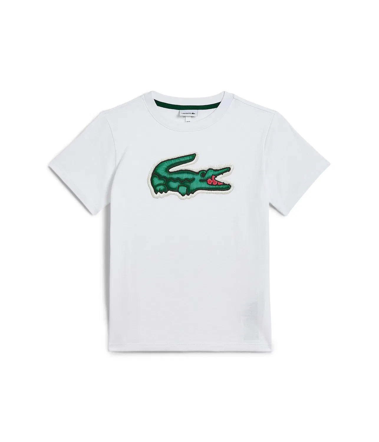 Футболка с объемным рисунком (для детей постарше) Lacoste Kids, Blanc