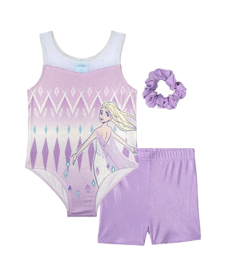 Комплект из 3 предметов для гимнастики Frozen Queen Elsa, Lavender Elsa