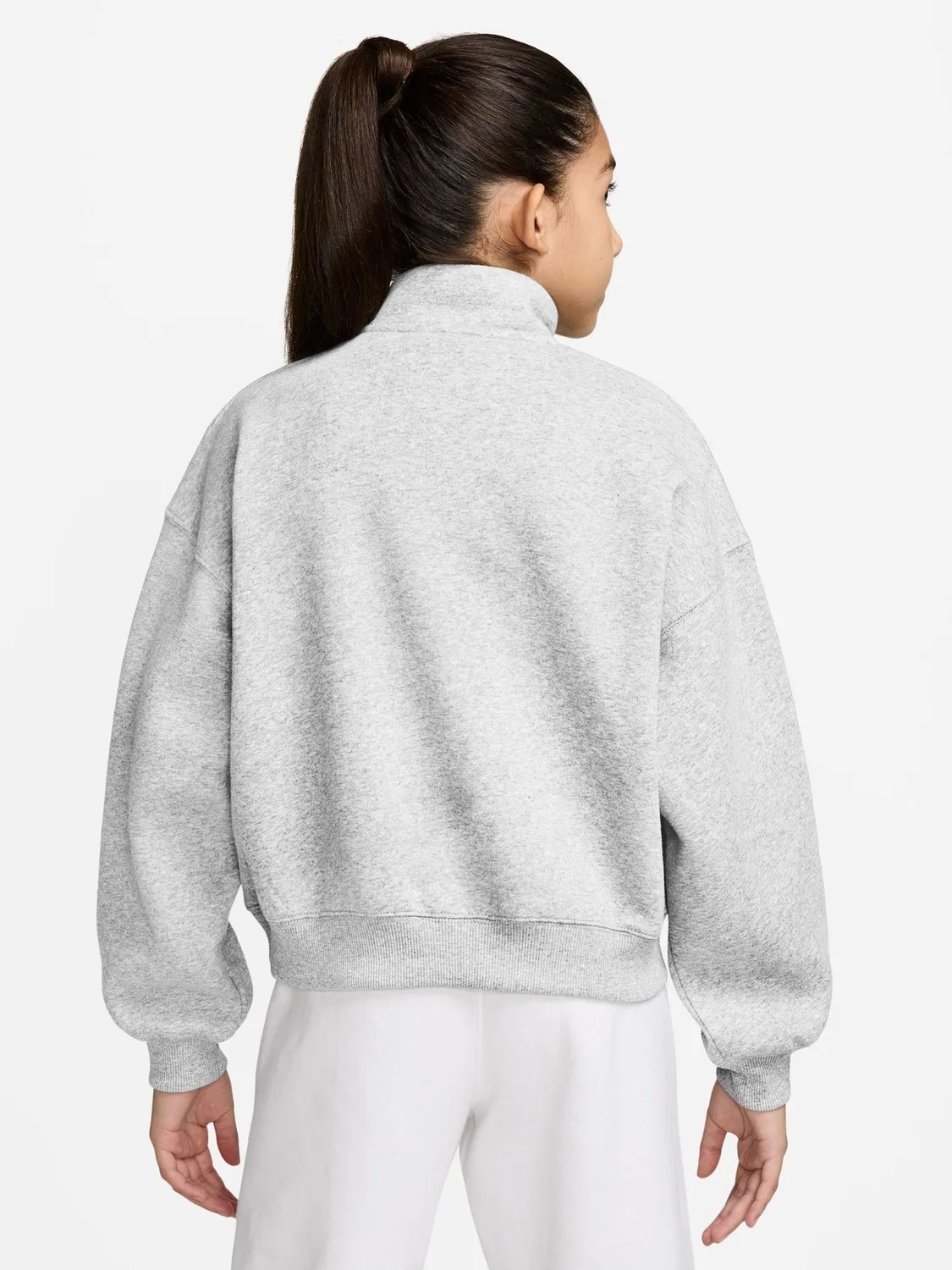 Толстовка Nike Studio Fleece Oversize Nike, Birch White — фото 2