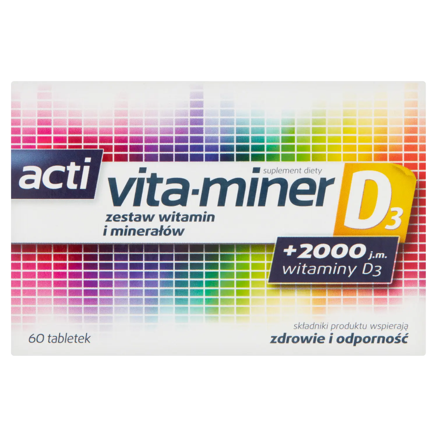 

Acti Vita-Miner D3 биологически активная добавка, 60 таблеток/1 упаковка