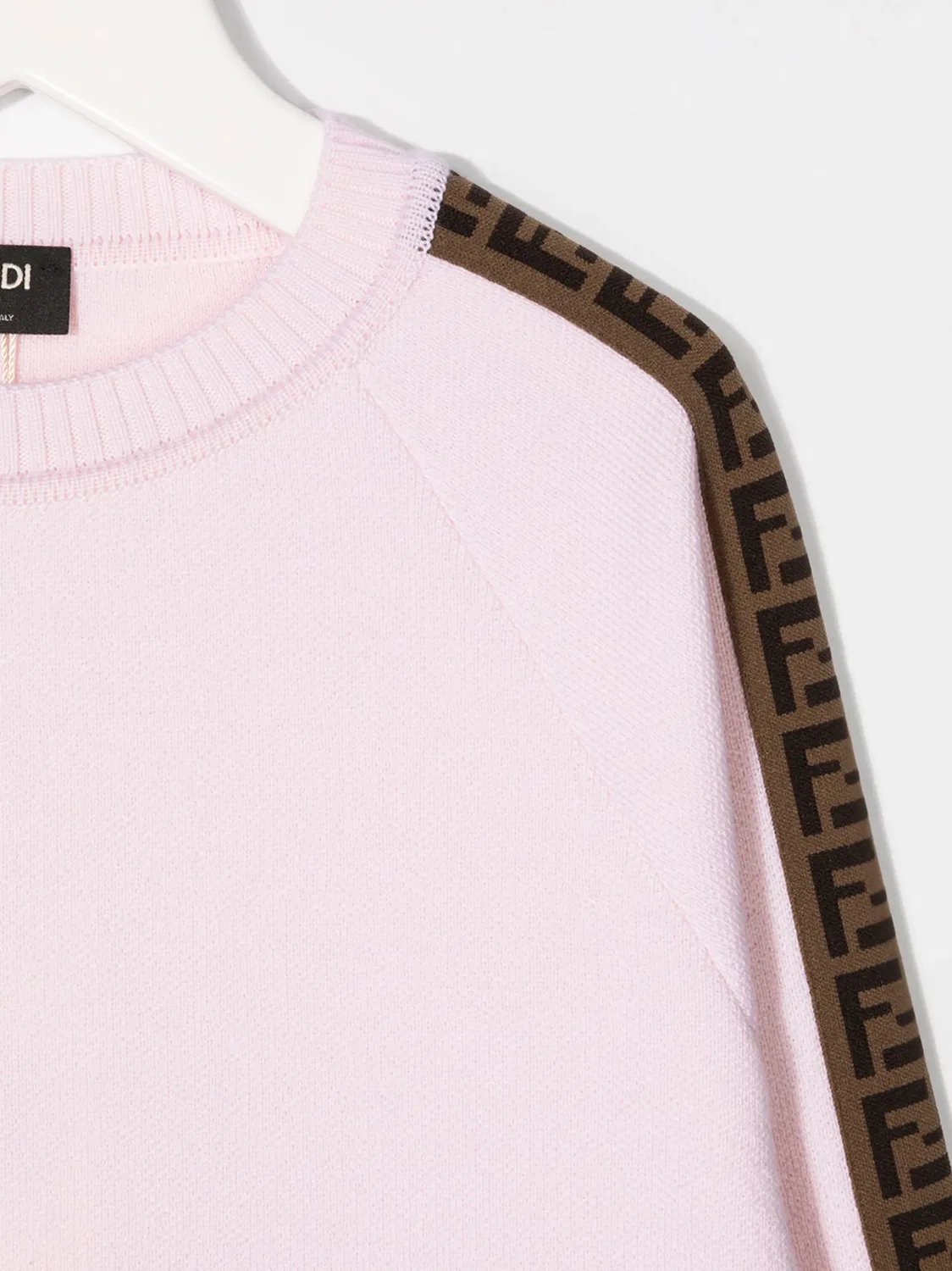 FENDI Розовый джемпер с логотипом FF — фото 3