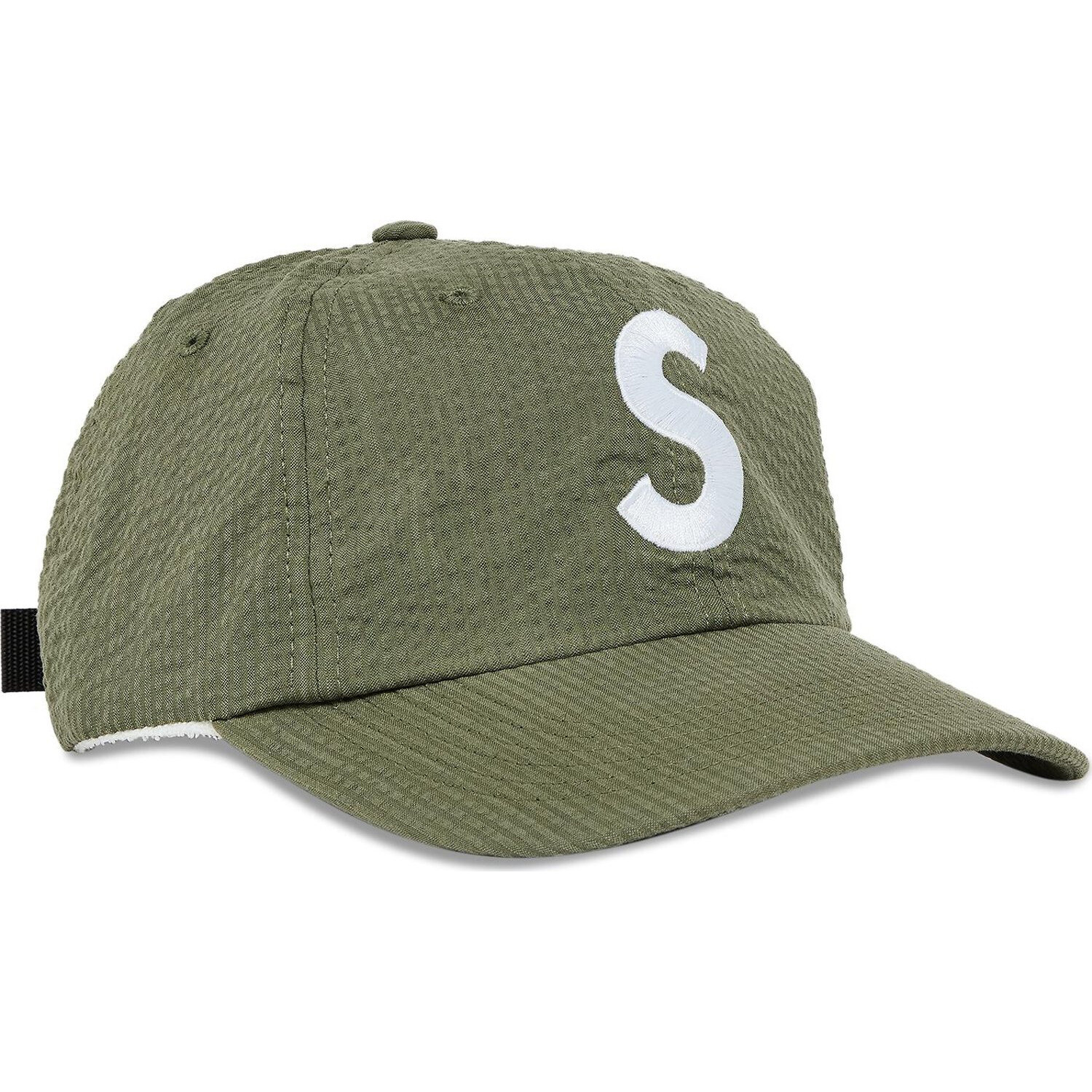 

Бейсболка Supreme Seersucker S Logo 6-Panel, зеленый