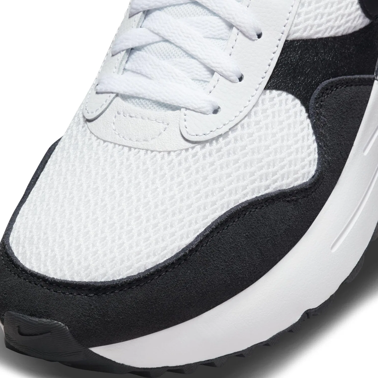 Детские кроссовки для мальчиков с дышащим верхом Air Max Systm NIKE, White Black Summit White — фото 4