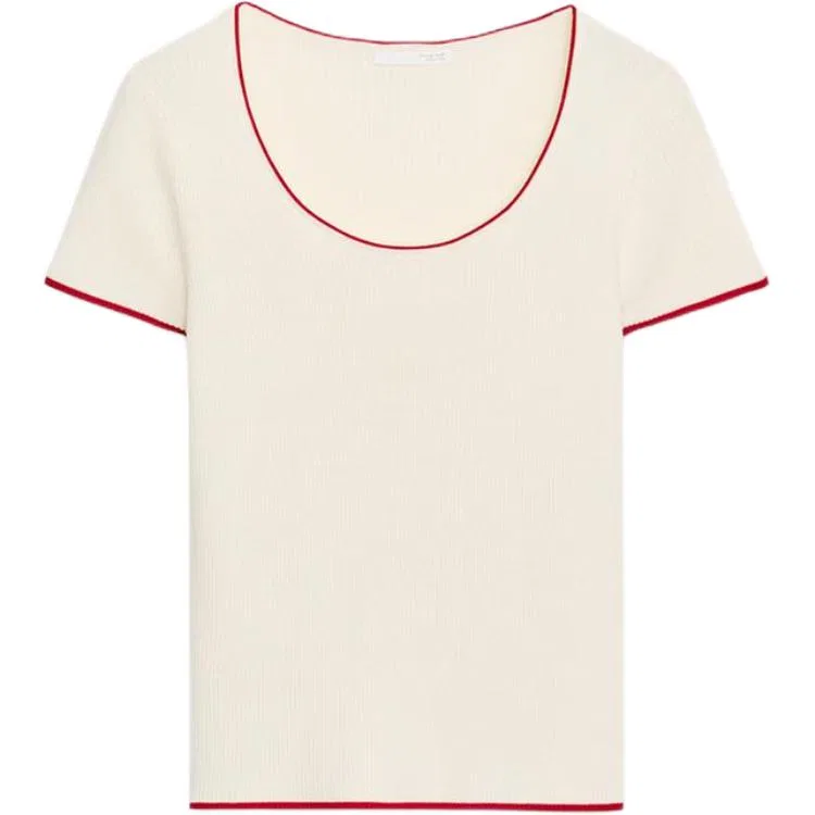 Женский свитер с круглым вырезом Medium Nude ZARA, Medium Nude