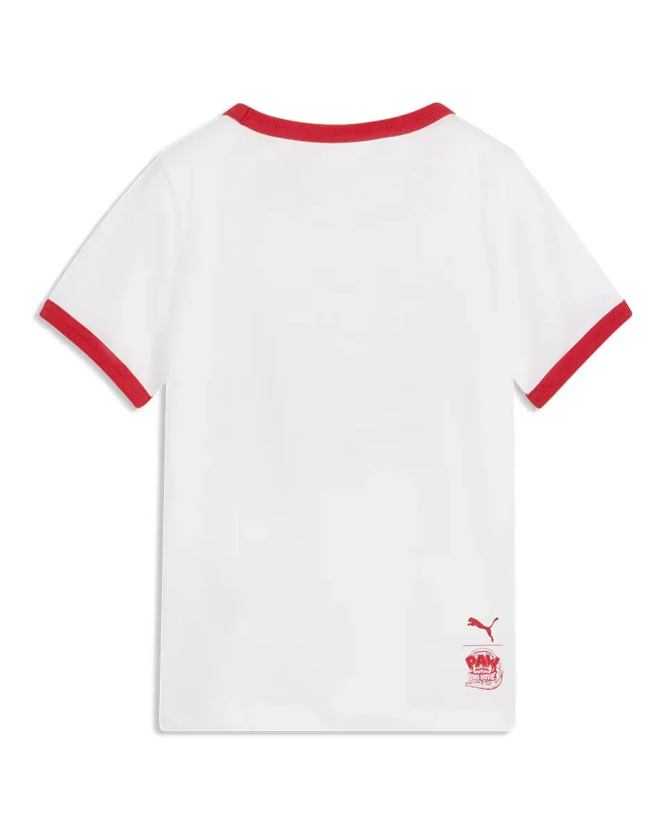 Детская футболка для мальчиков с принтом PAW PATROL Ringer Puma, Белый — фото 4