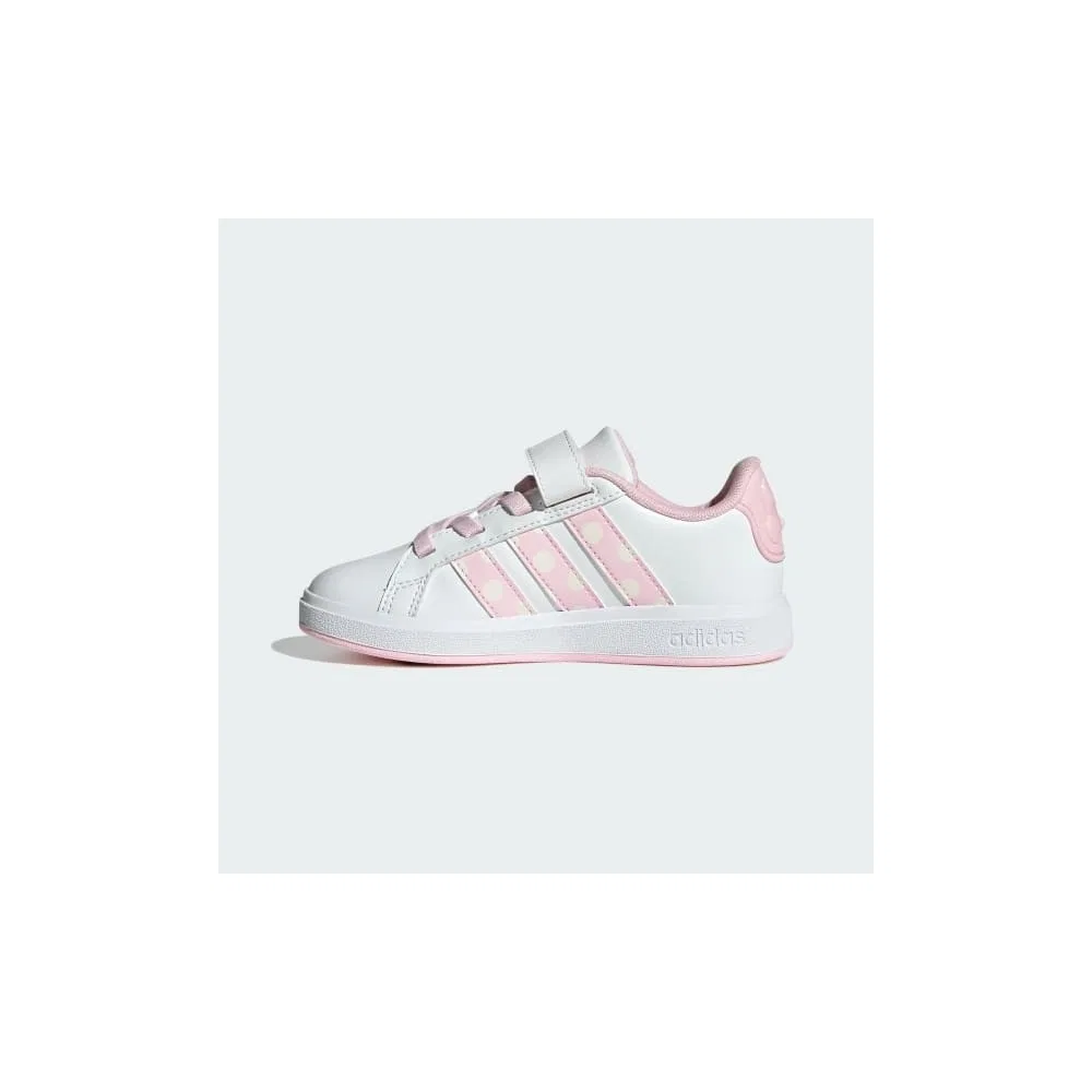 Детские кроссовки для мальчиков с принтом Minnie Mouse Disney Minnie Mouse Grand Court adidas — фото 2