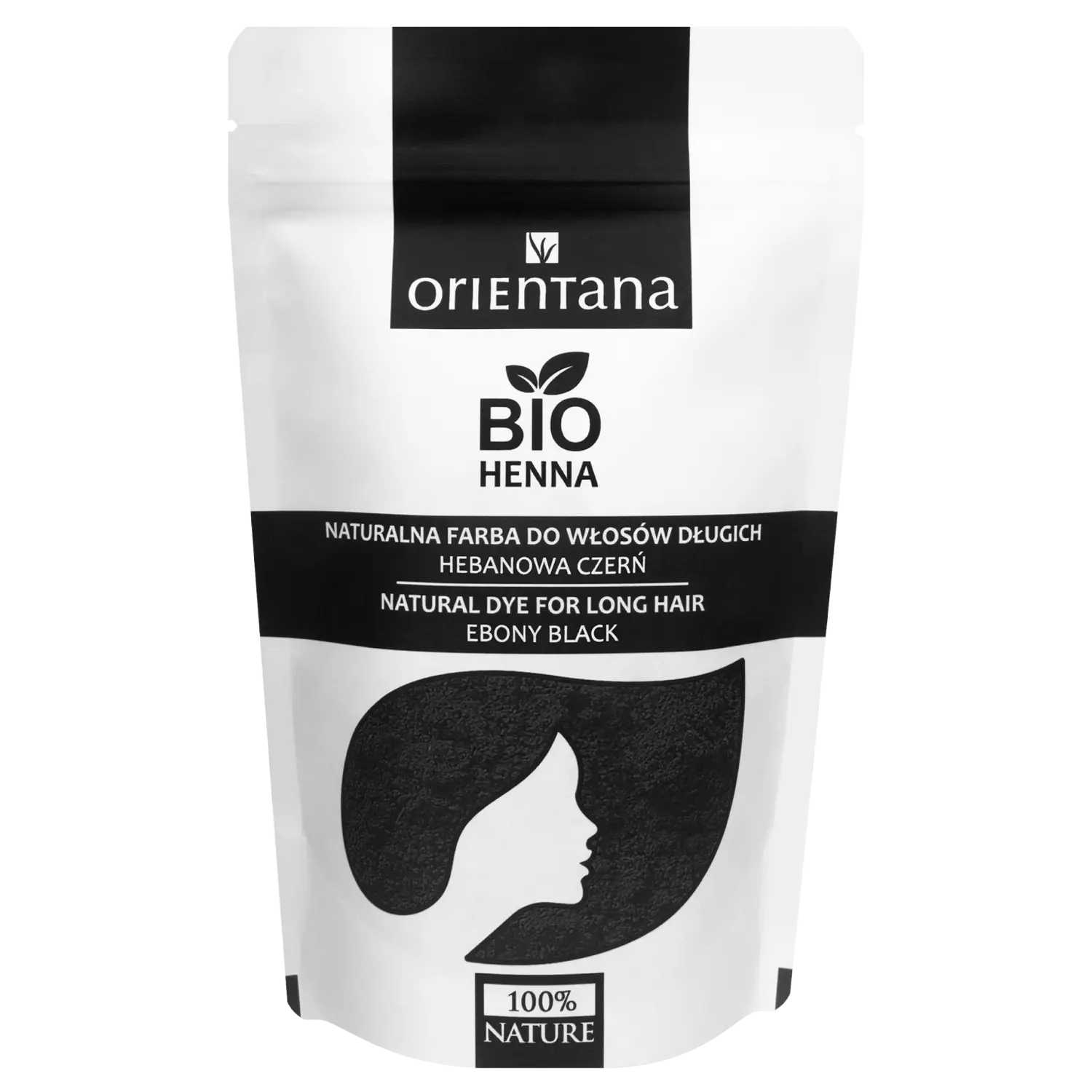 

Orientana Bio хна эбони черная для волос, 100 г