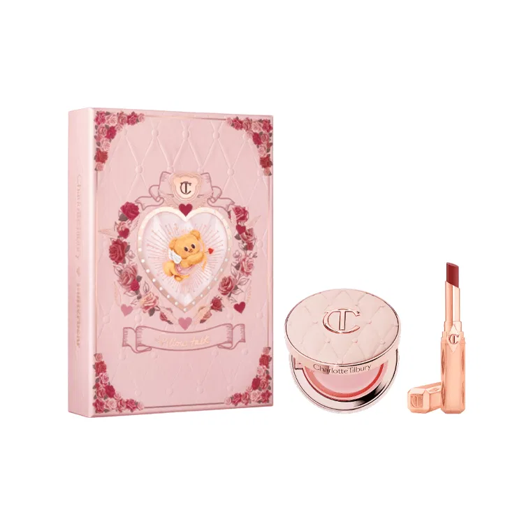 Набор косметики Charlotte Tilbury, Shimmer Light Down Golden Tube, Limited Edition — фото 4