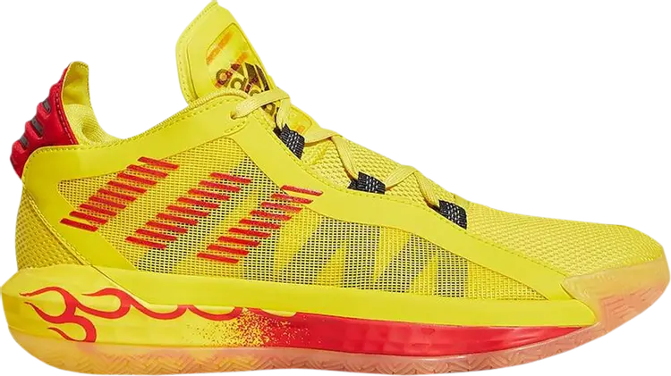 

Кроссовки Adidas Dame 6 'Hot Rod', желтый