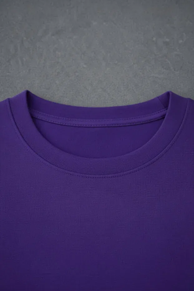Детская футболка для мальчиков с принтом оверсайз Father Child Matching Oversize T-Shirt Vodexa, Purple — фото 2