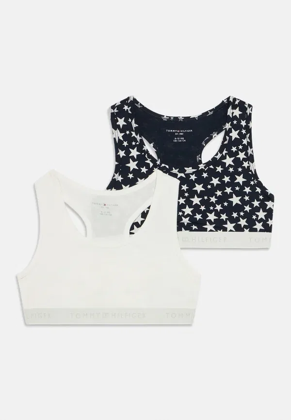 Комплект бюстье 2 шт из хлопка Bralette gifting 2 pack Tommy Hilfiger, Multi Coloured, мультиколор