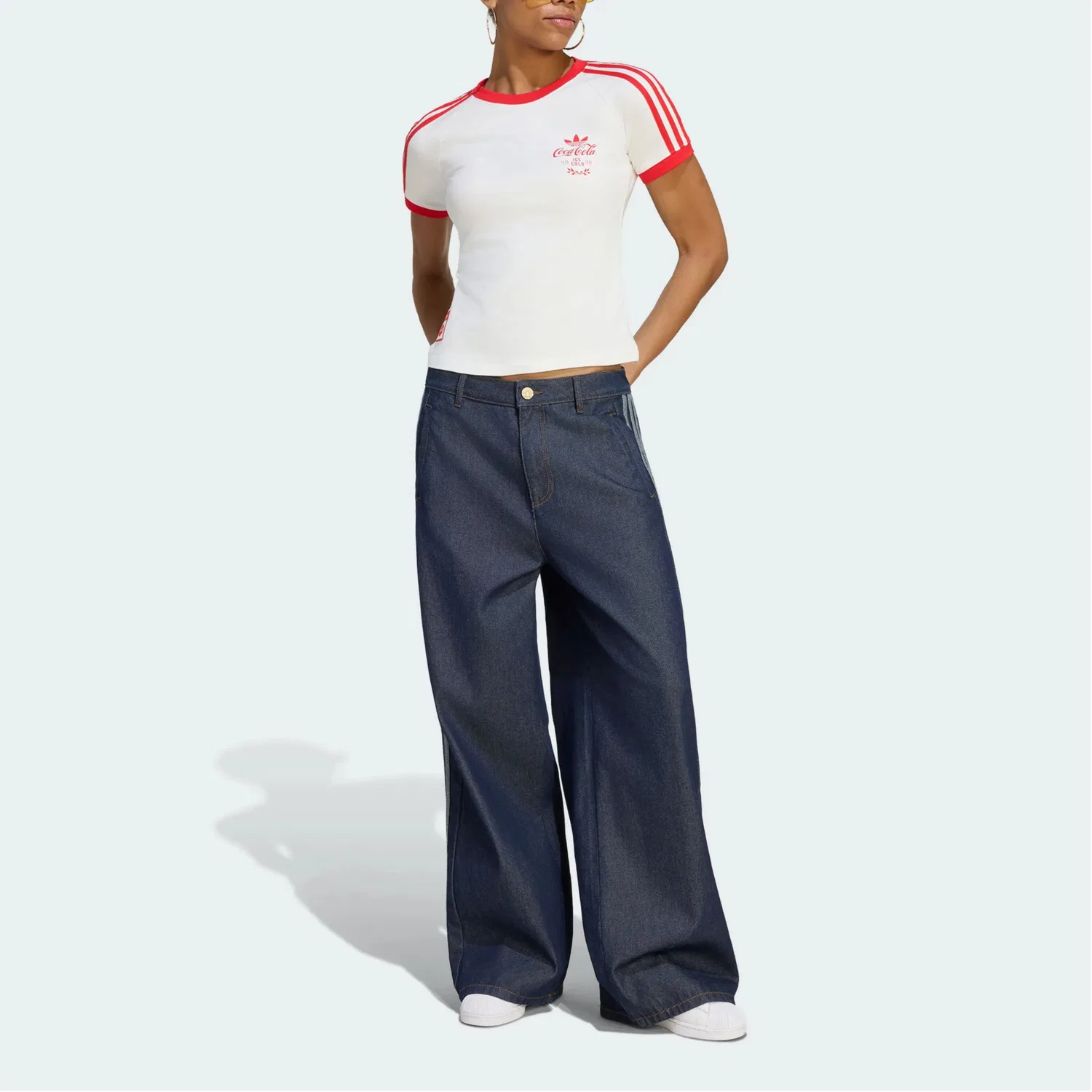 Футболка Coca-Cola Women's, Adidas Originals, Bright White — фото 3